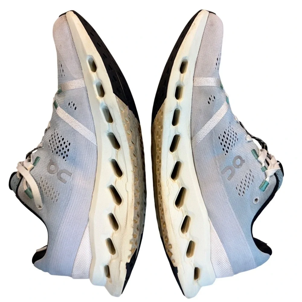 On Cloudsurfer Helion‎ CloudTec Phase Light Blue Running Shoes W10.5 No insole